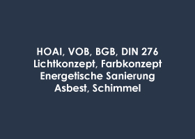 HOAI, VOB, BGB, DIN276